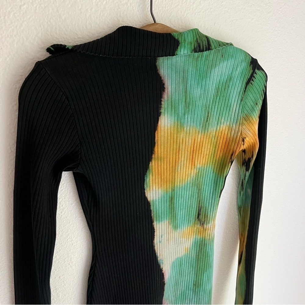 Cotton Citizen Tie Dye Ribbed Polo Dress - Picture 2 of 9